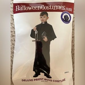 Cute priest outfit for kids.